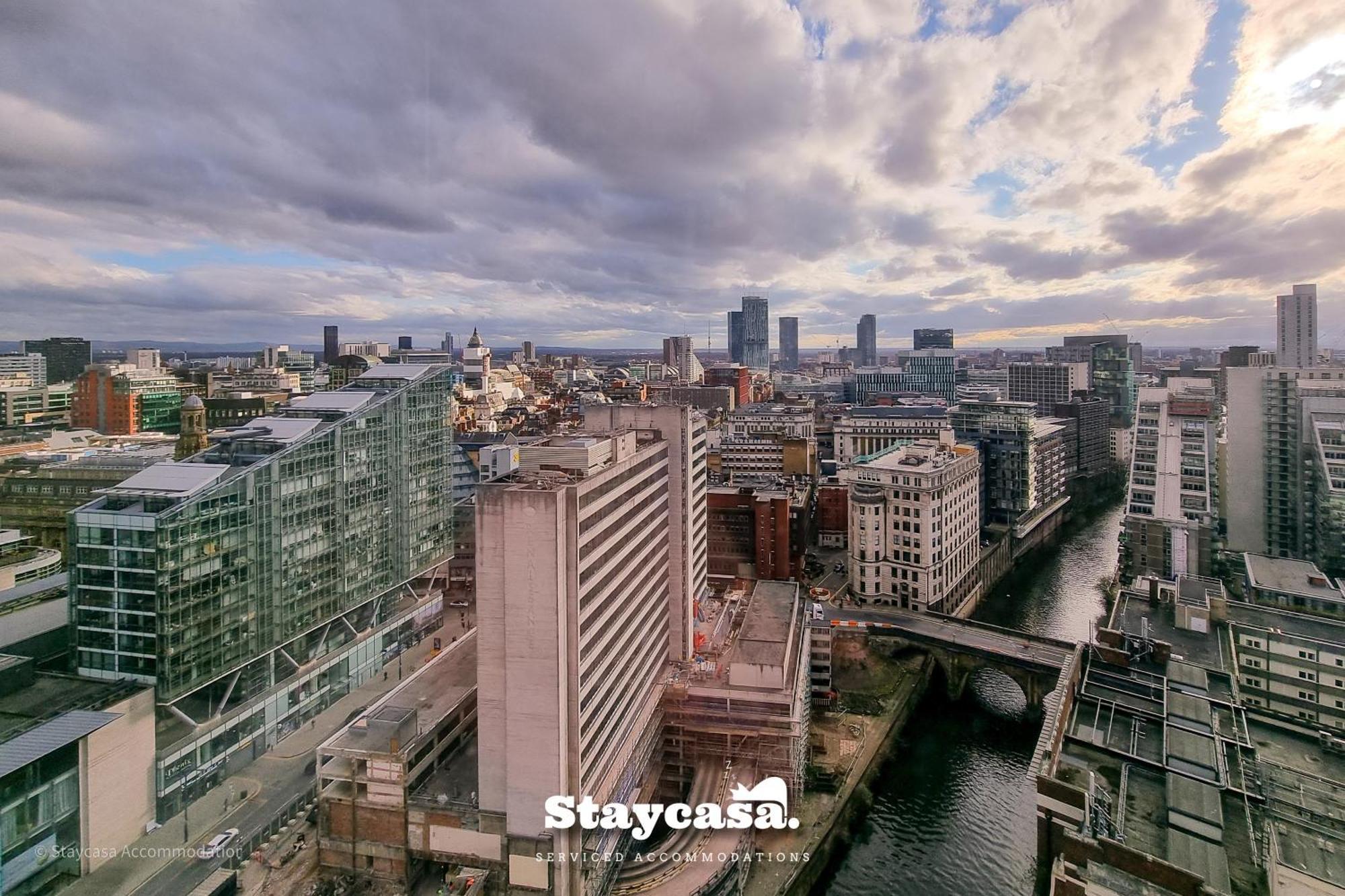 Luxury Penthouse Manchester Skyline 23Rd Floor 外观 照片