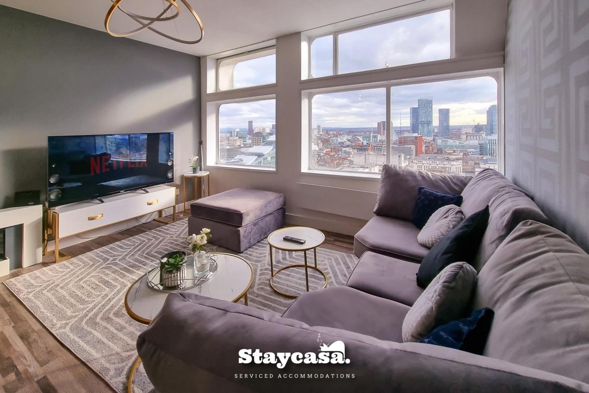 Luxury Penthouse Manchester Skyline 23Rd Floor 外观 照片